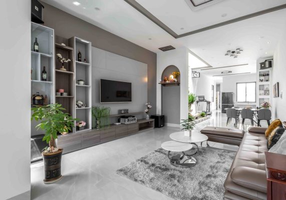 Gợi ý mẫu nội thất phòng khách đẹp tại Phan Rang, Ninh Thuận