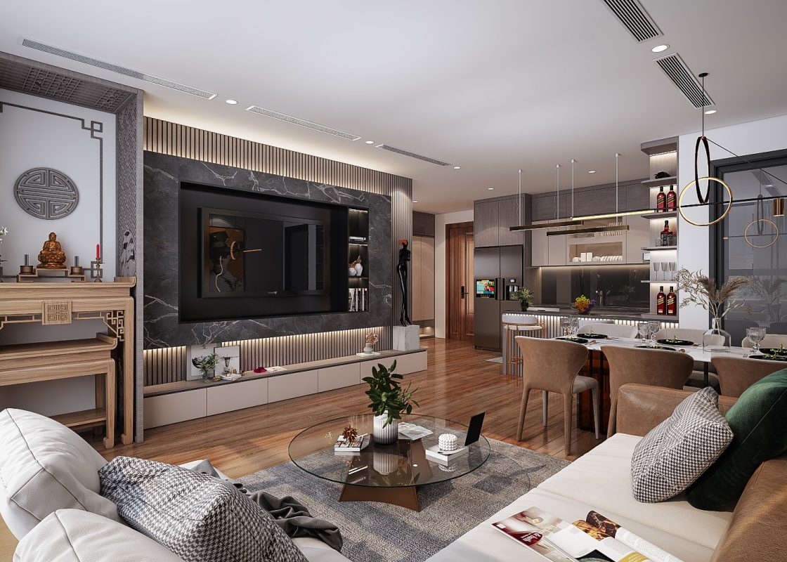 Nội thất chung cư tối ưu không gian sống tại Phan Rang, Ninh Thuận