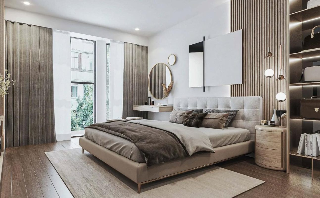 Nội thất phòng ngủ tiện nghi đẹp tại Phan Rang, Ninh Thuận hiện đại
