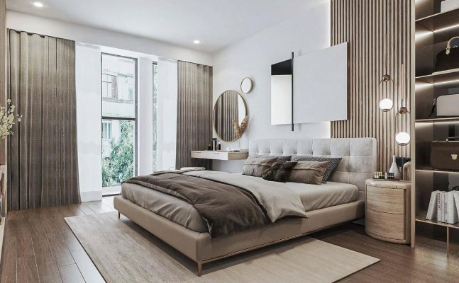 Nội thất phòng ngủ tiện nghi đẹp tại Phan Rang, Ninh Thuận hiện đại